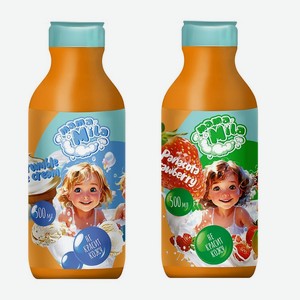 DELTA COSMETICS Пена для ванны меняющая цвет набор аромат мороженое и клубничная панакота, 2 х 500 мл