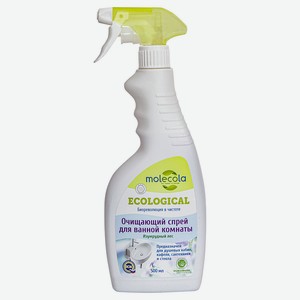 MOLECOLA Очищающий спрей для ванной комнаты Изумрудный лес экологичный, 1 шт.