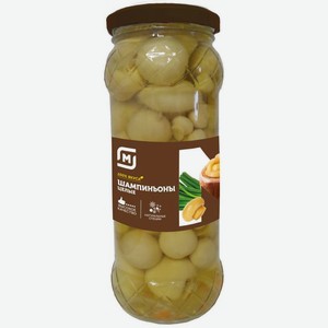 Грибы Магнит шампиньоны маринованные 580мл