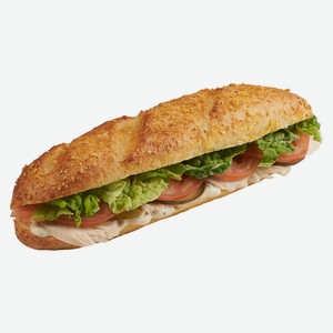 Сэндвич на кукурузном багете с курицей 225 г