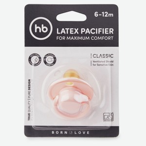 Соска-пустышка Happy Baby Вишня латексная 6-12 мес., 1шт