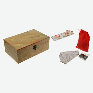 Игра настольная Лото «ДОМ» деревянное в подарочной упаковке, 1 шт в ассортименте