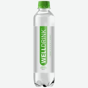 Напиток тонизирующий Welldrink Чай матэ и лимон-лайм 500мл, 500 мл