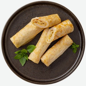 Блинчики с ветчиной и сыром Перекрёсток Select, 400г, 400 г