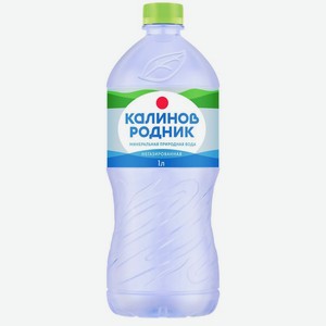 Вода Калинов Родник минеральная природная столовая питьевая негазированная 1л
