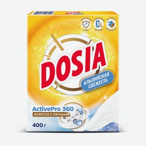 Порошок д/стирки Dosia Optima Альпийская Свежесть 400гр