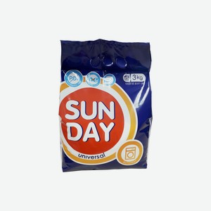 Стиральный порошок Sunday автомат универсальный 3 кг