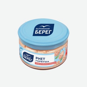 Риет (горбуша, подкопченая рубленая) 180 гр  Балтийский Берег  ООО