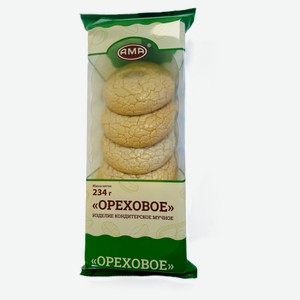 Пирожное ореховое «АМА» Миндальное с арахисом охлажденное, 234 г