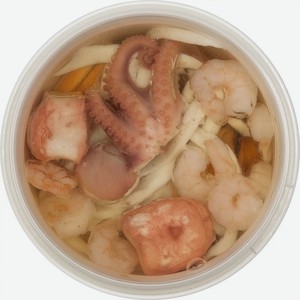 Коктейль из морепродуктов в масле, 270 гр Рыба Меч г. Ковров