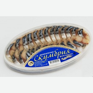 Скумбрия х/к филе ломтики 200 гр Рыба Меч ООО