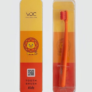 VOC VITAL ORAL CARE Зубная щетка для детей  VOC  kids (мягкая), Оранжевый