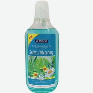 VILSEN Ополаскиватель для полости рта, от зубного налёта с экстратами лимона и мяты, 520 мл