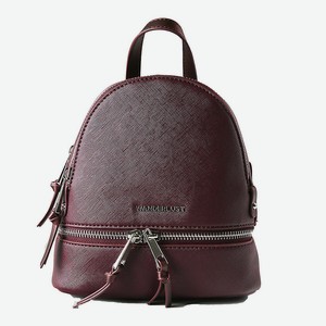 WANDERLUST Рюкзак Wanderlust Saffiano small цвета вина, 19x9,5x19 см