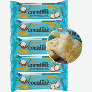 Батончик злаковый Cornline кокос 5*30 г.