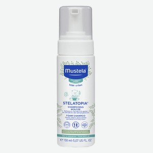 MUSTELA Гиполлергенный шампунь-мусс Stelatopia Foam Shampoo для чувствительной кожи, 150 мл