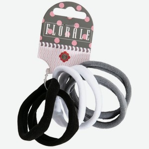 Набор резинок Florale Basic mix для волос в ассортименте, 6 шт, 6 шт