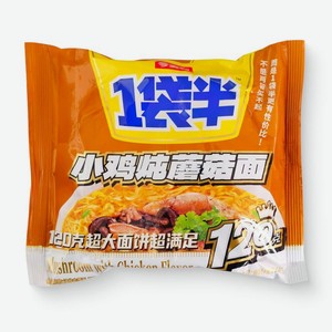 Лапша Jinmailang 1.5 чашки со вкусом курицы с грибами 140г, 140 г