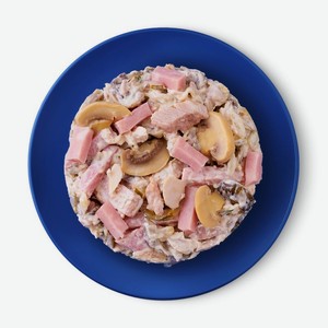 Салат Фаворит с бужениной и шампиньонами Пятерочка Кафе 200г, 200 г