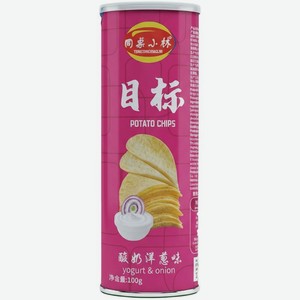 Чипсы Tongzhou Xiaolin Food со вкусом лук и сметана, 100г