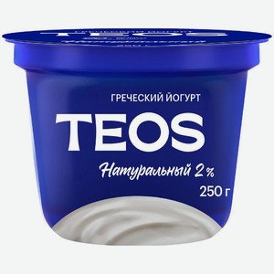 Йогурт Teos греческий 2% 250г, 250 г