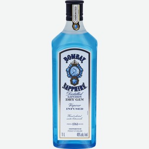 Джин BOMBAY SAPPHIRE сухой 40%, 1Lл