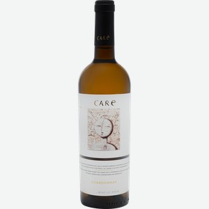 Вино CARE Кариньена Шардонне сортовое белое сухое, 0.75л