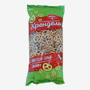 Изделие хлебобулочное  Крендель с морской солью  500 гр.  ТД Кундрат  ООО
