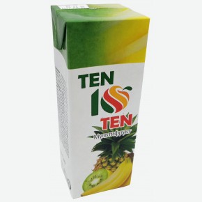 Мультифрутовый нектар TEN 10 б/к 1л