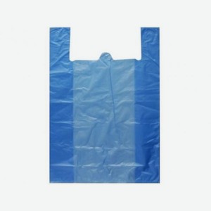 Пакет майка ПНД 36*60 17 мкр голубой