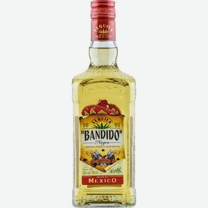 Напиток спиртной EL BANDIDO Tequila Negro Gold алк.38%, Италия, 0.7 L