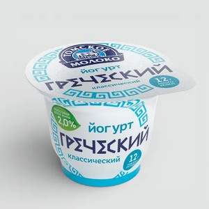 Йогурт 2% «Томское молоко» Греческий, 160 г
