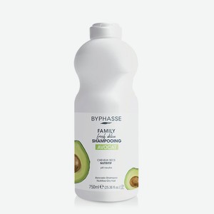 BYPHASSE Шампунь FAMILY FRESH DELICE Авокадо для сухих волос, 750 мл