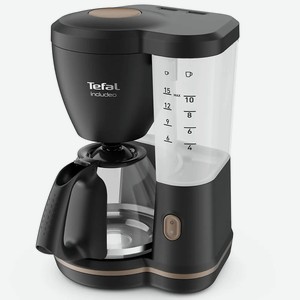 TEFAL Капельная кофеварка Includeo CM533811, с чашей объемом 1,25 л, 1000 Вт, черная