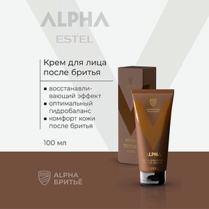 ESTEL Крем для лица после бритья ALPHA, 100 мл