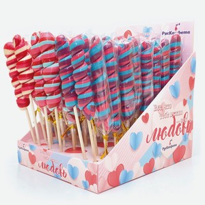 Карамель леденцовая  Романтический набор  со вкусами клубник