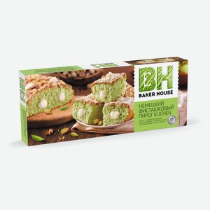 Пирог сладкий бисквитный Baker House Фисташковый, 350 г