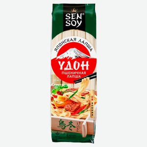Макаронные изделия Sen Soy Лапша пшеничная Удон Китай, 300 г