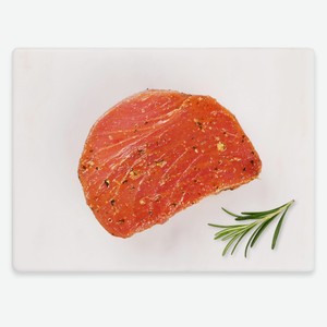 Тунец охлажденный стейк в маринаде лимонный, вес цена за 1 кг