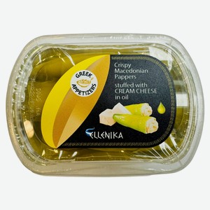 Перчики македонские Ellenika фаршированные сливочным сыром в масле, 230 г