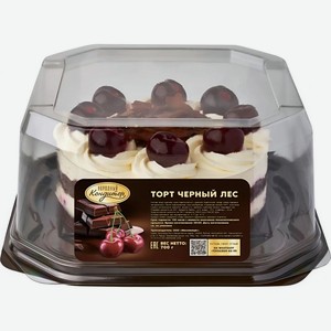 Торт Народный кондитер Черный лес 440г, 440 г