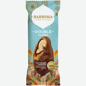 Мороженое Bahroma Double Халва с арахисовой пастой 12%, 75г, 75 г