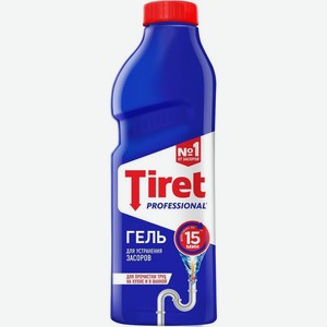 Гель Tiret Professional для устранения засоров 1л, 1 л