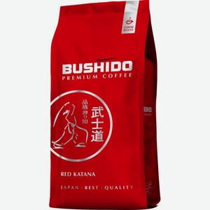 Кофе Bushido Red Katana в зернах 1кг, 1 кг