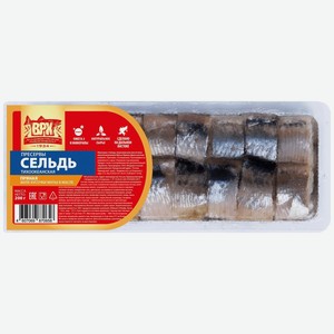 Сельдь ВРК Матье Пряная филе-кусочки тихоокеанская в масле, 200г