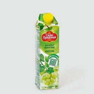 Сок яблоко-виноград «Сады Придонья», 1 г, 1 л