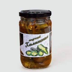 Перчик «Vitalnd» халапеньо острый, 0,4 г, 370 мл