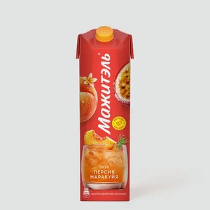 Сок с молоком 0.05% «Мажитэль» Персик-маракуйя, 1 г, 950 мл