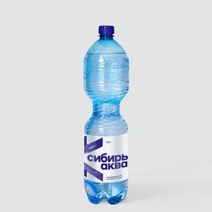 Вода питьевая газированная «Сибирь Аква», 1,5 г, 1,5 л