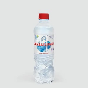 Вода питьевая «Акватория» газированная, 0,5 г, 500 мл